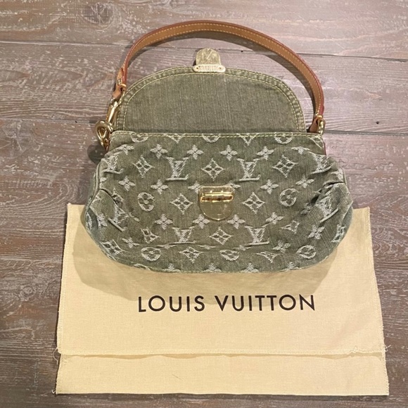 LOUIS VUITTON Denim Pleaty Green Rate 9 - Picture 8 of 13